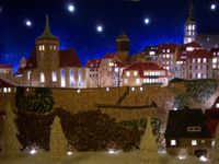 Lichterbogen Bautzen Altstadt - Blick von der Friedensbr&uuml;cke